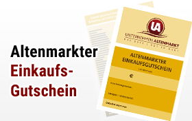 Altenmarkter Einkaufsgutschein